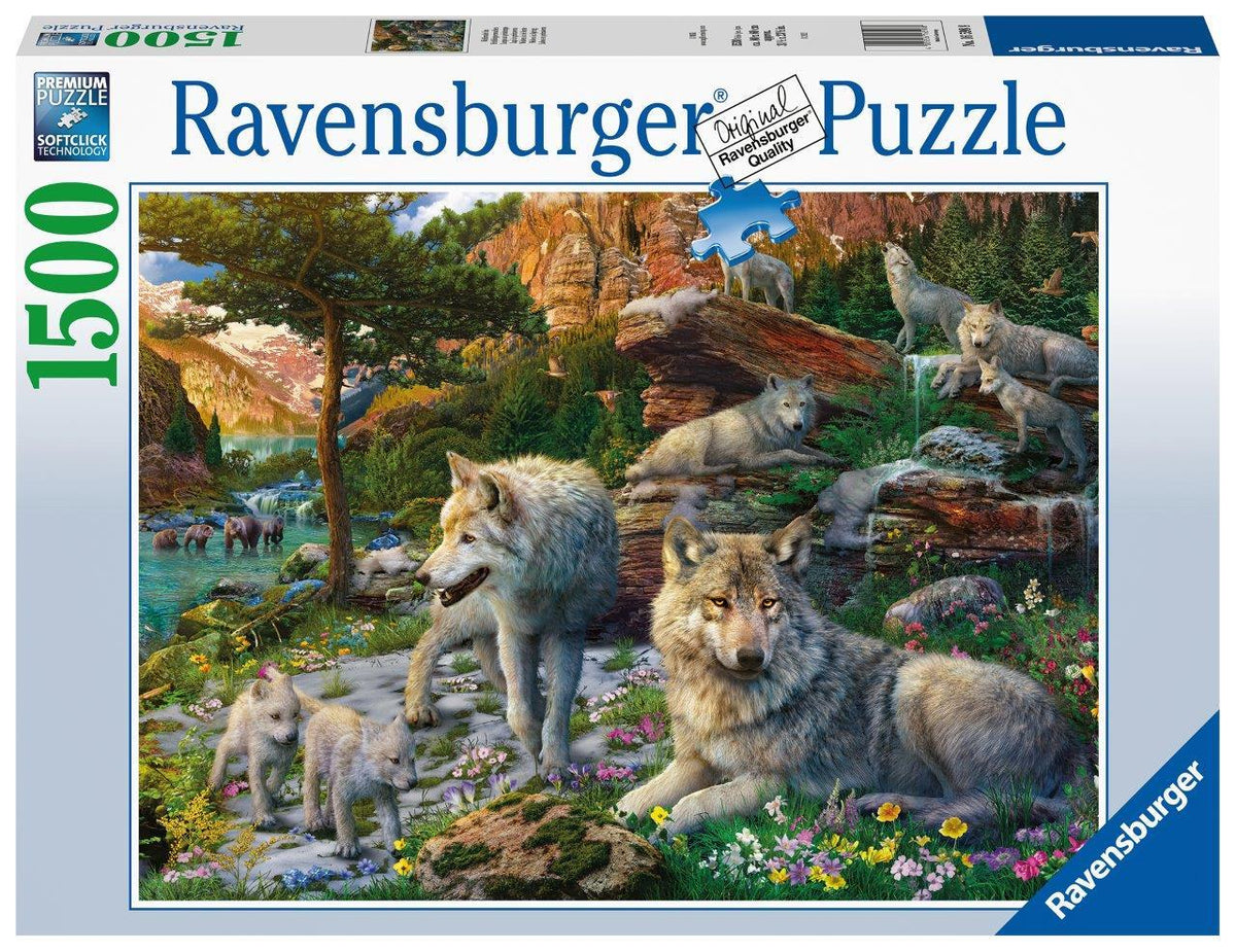 Wolves in Spring Puzzle 1500pc (Ravensburger Puzzle)