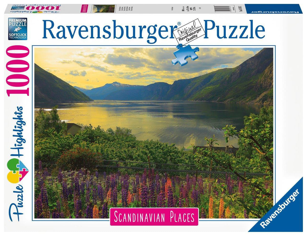 Fjord in Norway 1000pc (Ravensburger Puzzle)