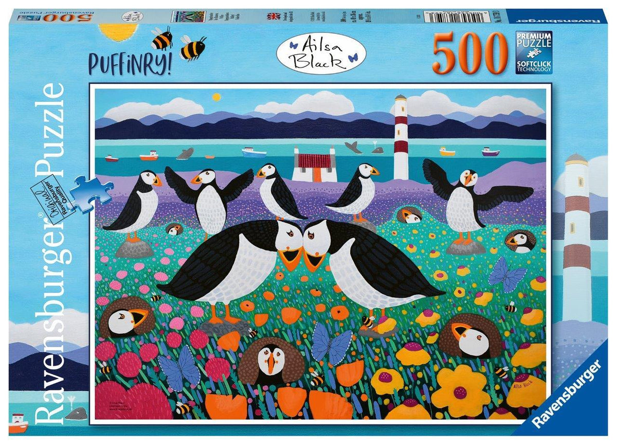 Puffinry! Puzzle 500pc (Ravensburger Puzzle)