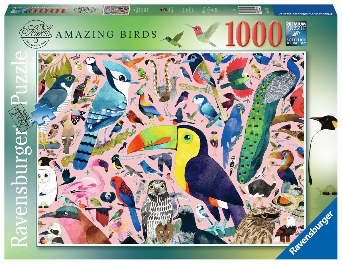 Amazing Birds 1000pc (Ravensburger Puzzle)