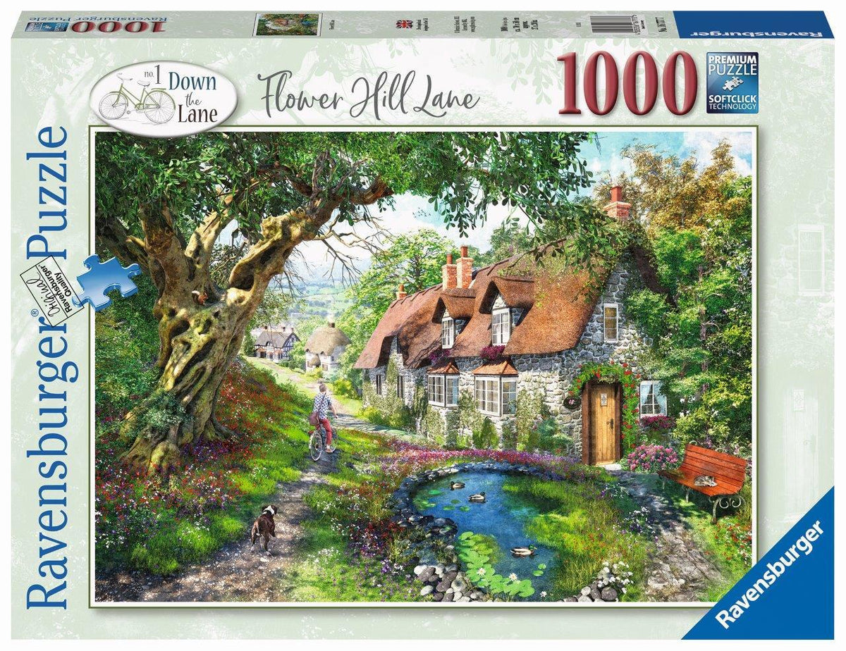 Flower Hill Lane 1000pc (Ravensburger Puzzle)