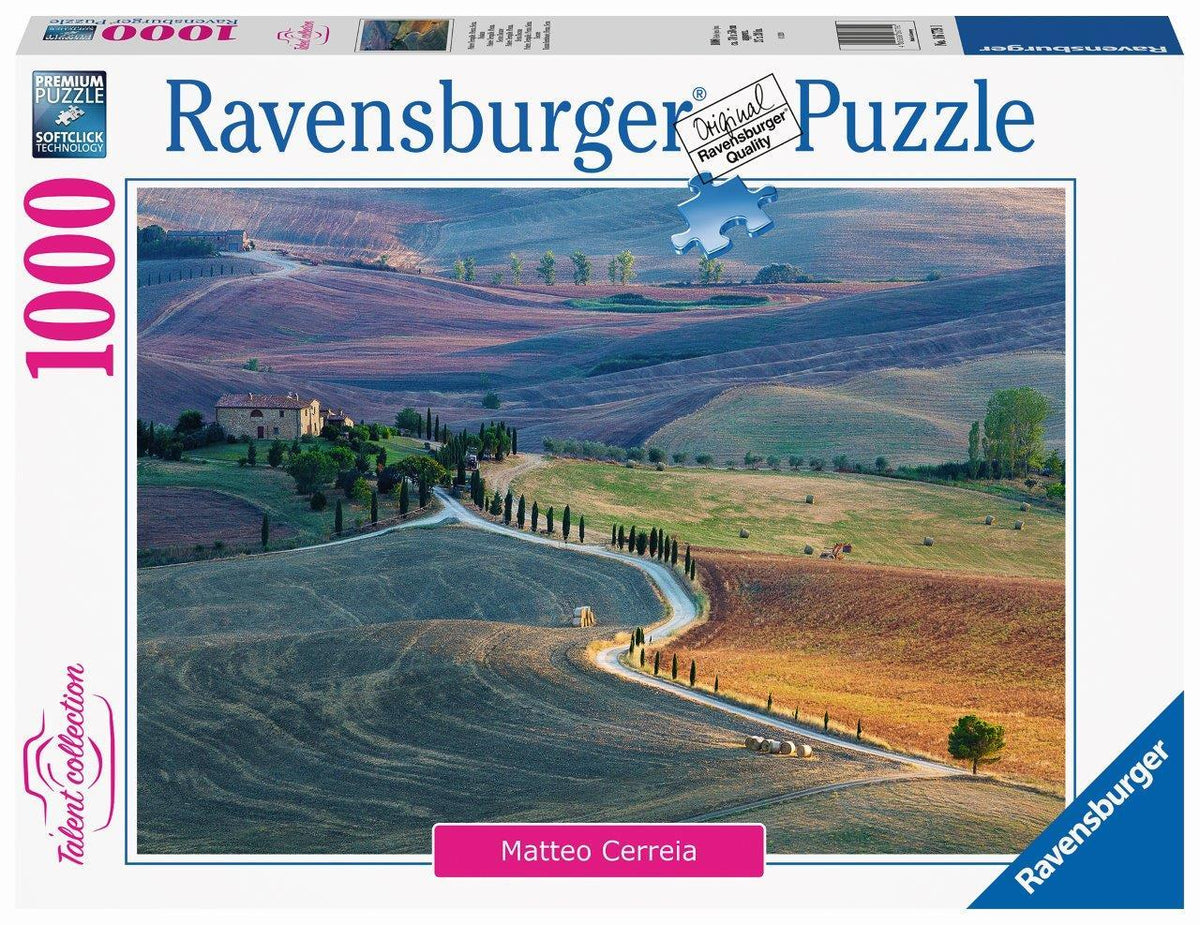 Tuscan Farmhouse Pienza Italy 1000pc (Ravensburger Puzzle)