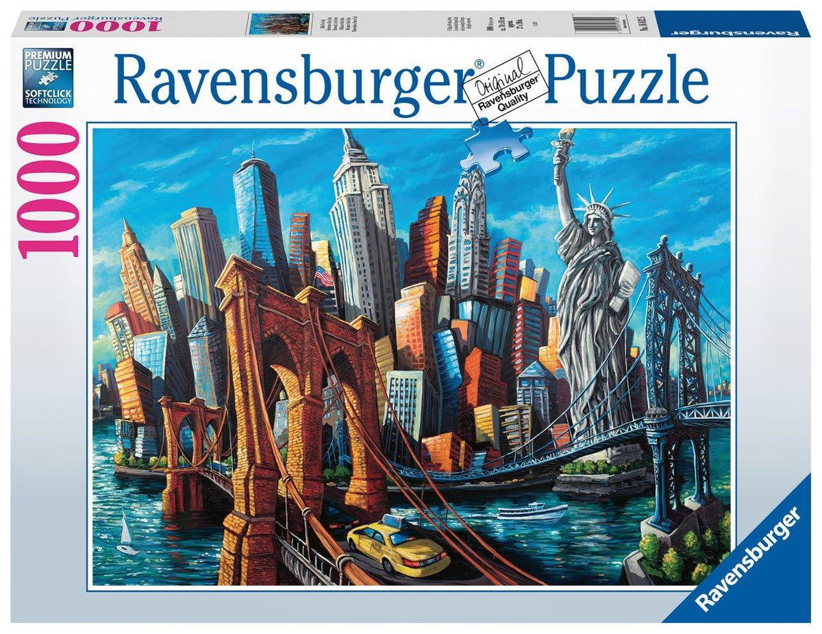 Welcome to New York Puzzle 1000pc (Ravensburger Puzzle)