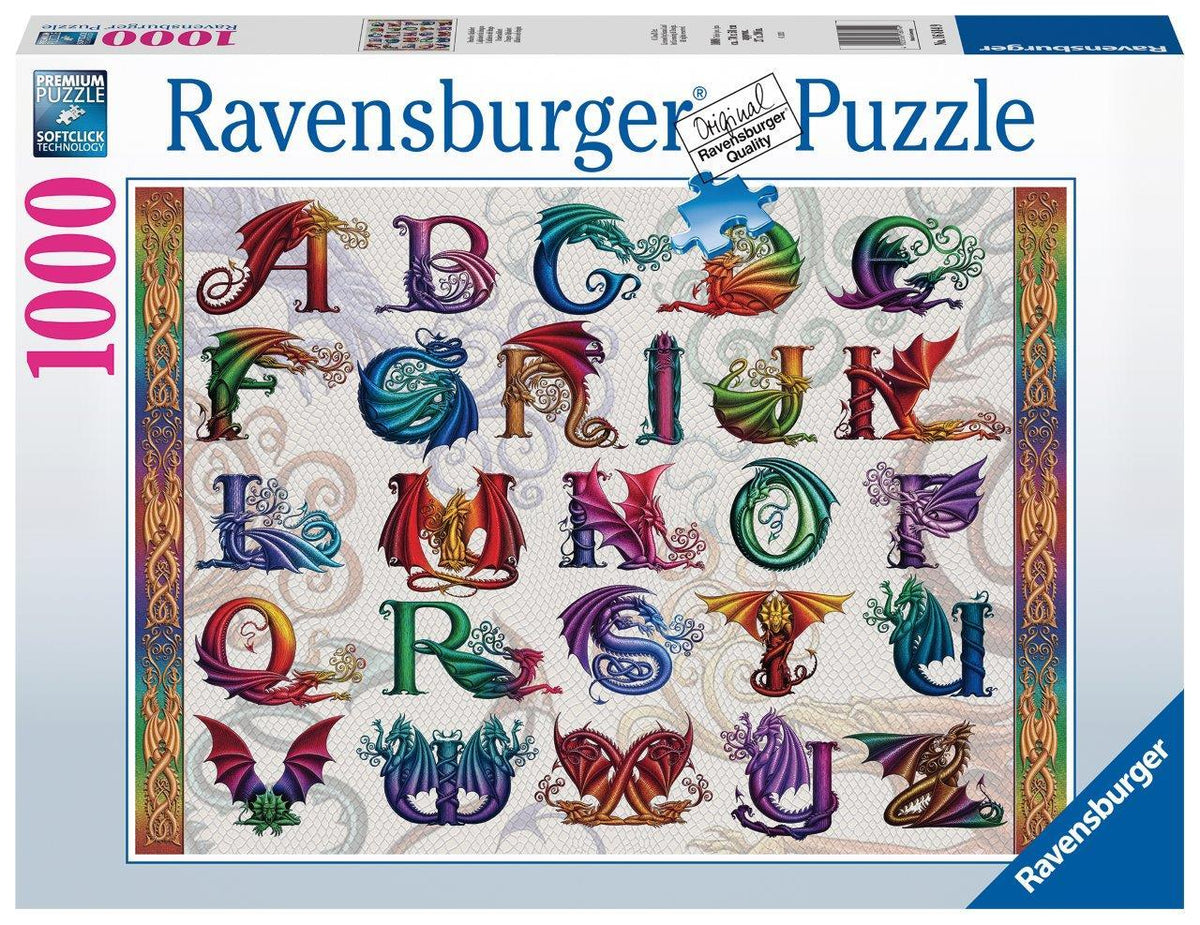 Dragon Alphabet Puzzle 1000pc (Ravensburger Puzzle)