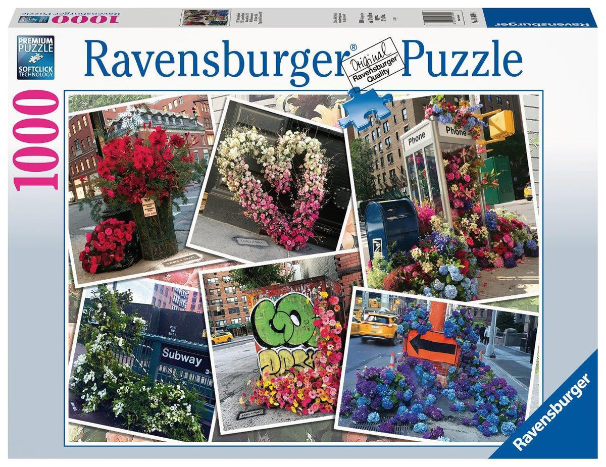 NYC Flower Flash Puzzle 1000pc (Ravensburger Puzzle)