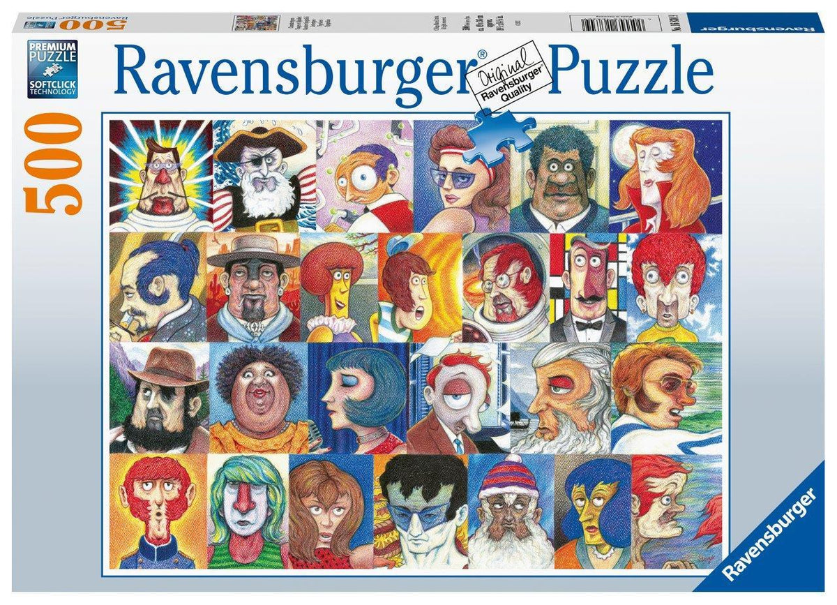 Typefaces 500pc (Ravensburger Puzzle)