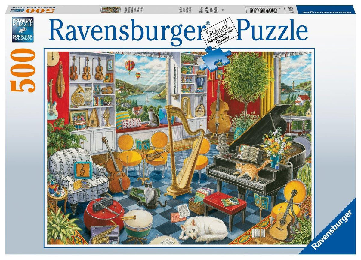 The Music Room Puzzle 500pc (Ravensburger Puzzle)
