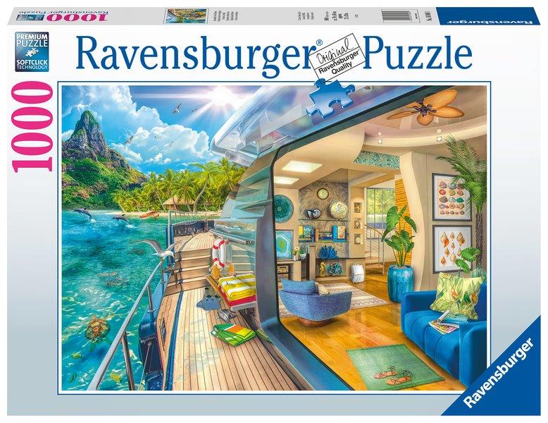 Tropical Island Charter 1000pc (Ravensburger Puzzle)