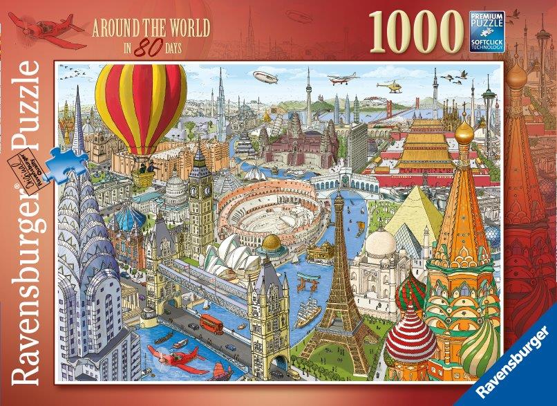Around the World in 80 Days 1000pc (Ravensburger Puzzle)
