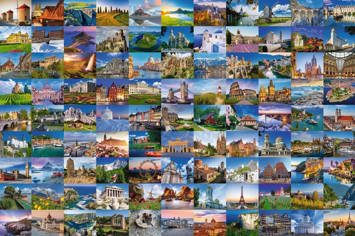 99 Beautiful Places Of Europe 3000pc (Ravensburger Puzzle)