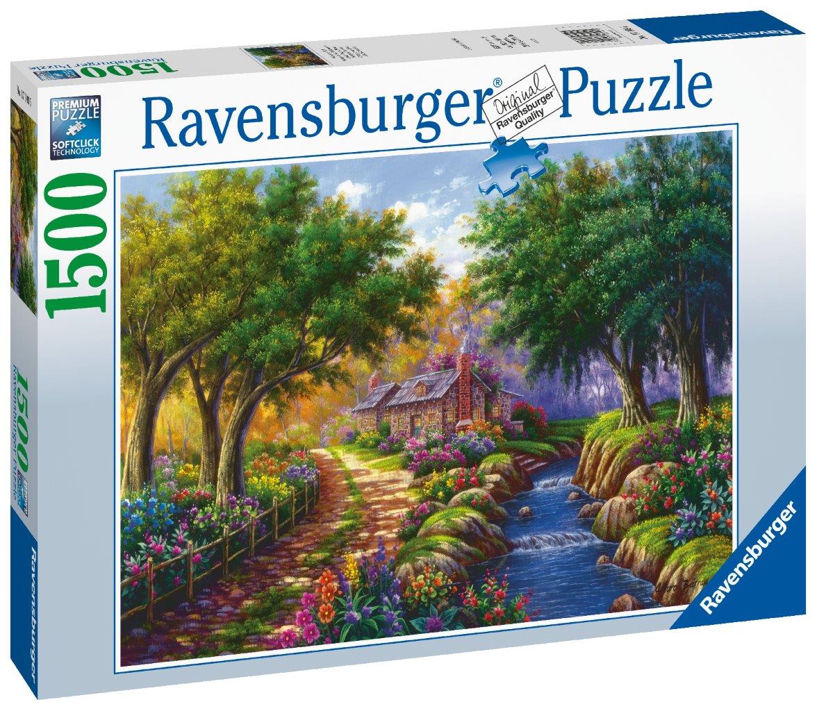 Cottage by the River 1500pc (Ravensburger Puzzle)