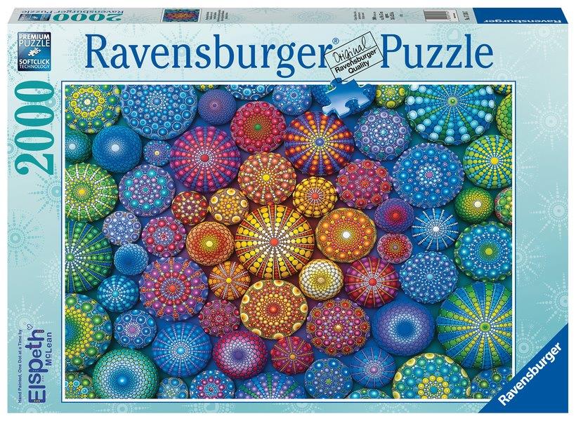 Radiating Rainbow Mandalas 2000pc (Ravensburger Puzzle)