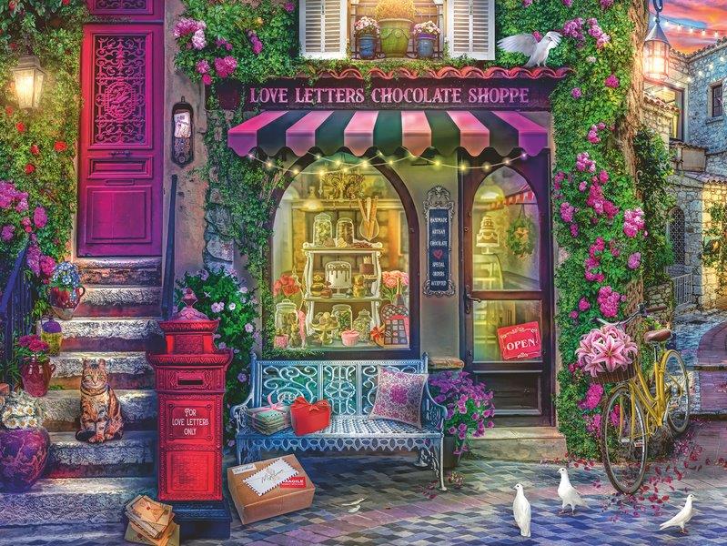 Love Letters Chocolate Shop 1500pc (Ravensburger Puzzle)