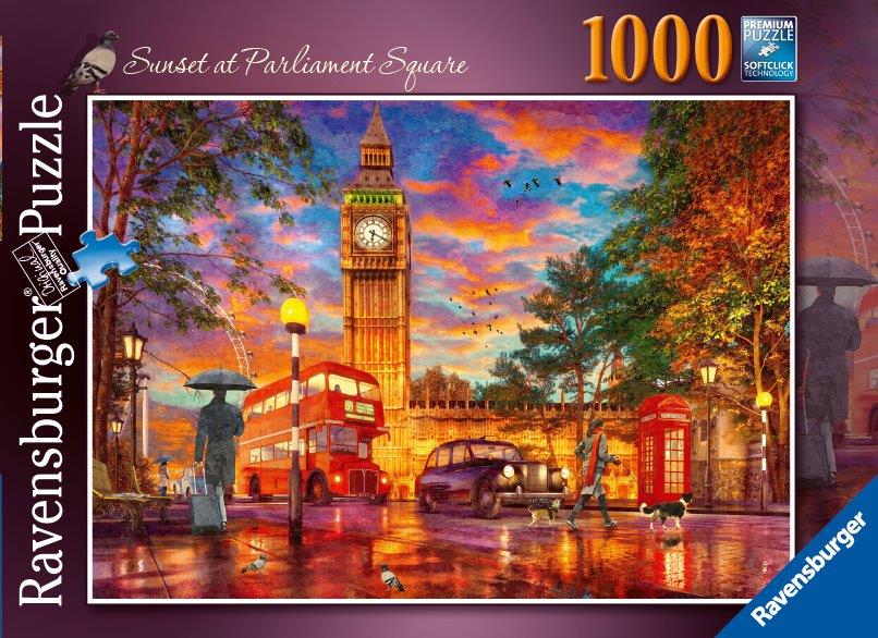Sunset at Parliament Square 1000pc [Ravensburger Puzzle]