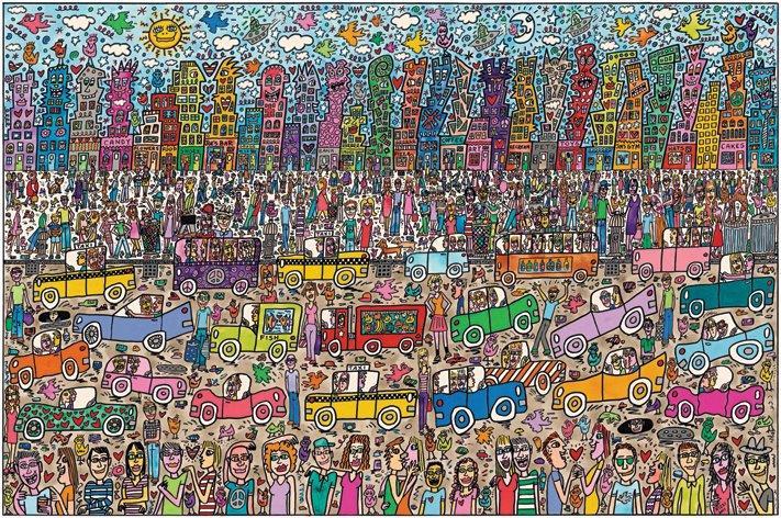 James Rizzi - Nothing is as pretty as a Rizzi City 5000pc (Ravensburger Puzzle)