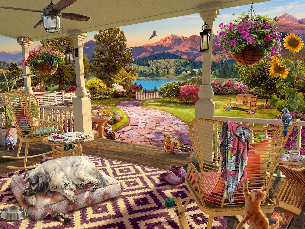 Cozy Front Porch 750pcLF (Ravensburger Puzzle)