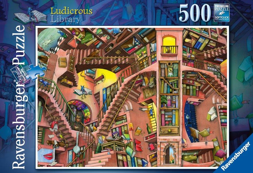 Ludicrous Library 500pc (Ravensburger Puzzle)