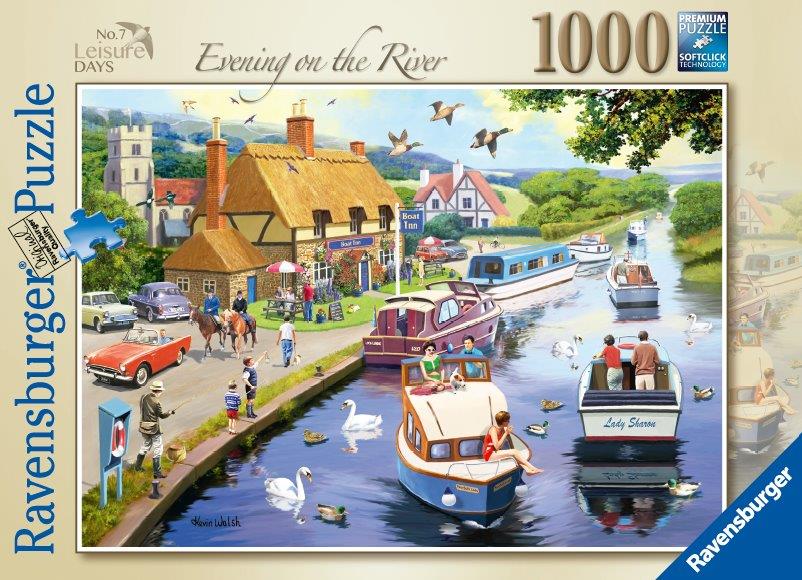 Leisure Days #7 - Evening on River 1000pc (Ravensburger Puzzle)