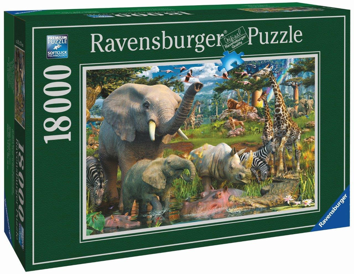 At the Waterhole Puzzle 18000pc (Ravensburger Puzzle)