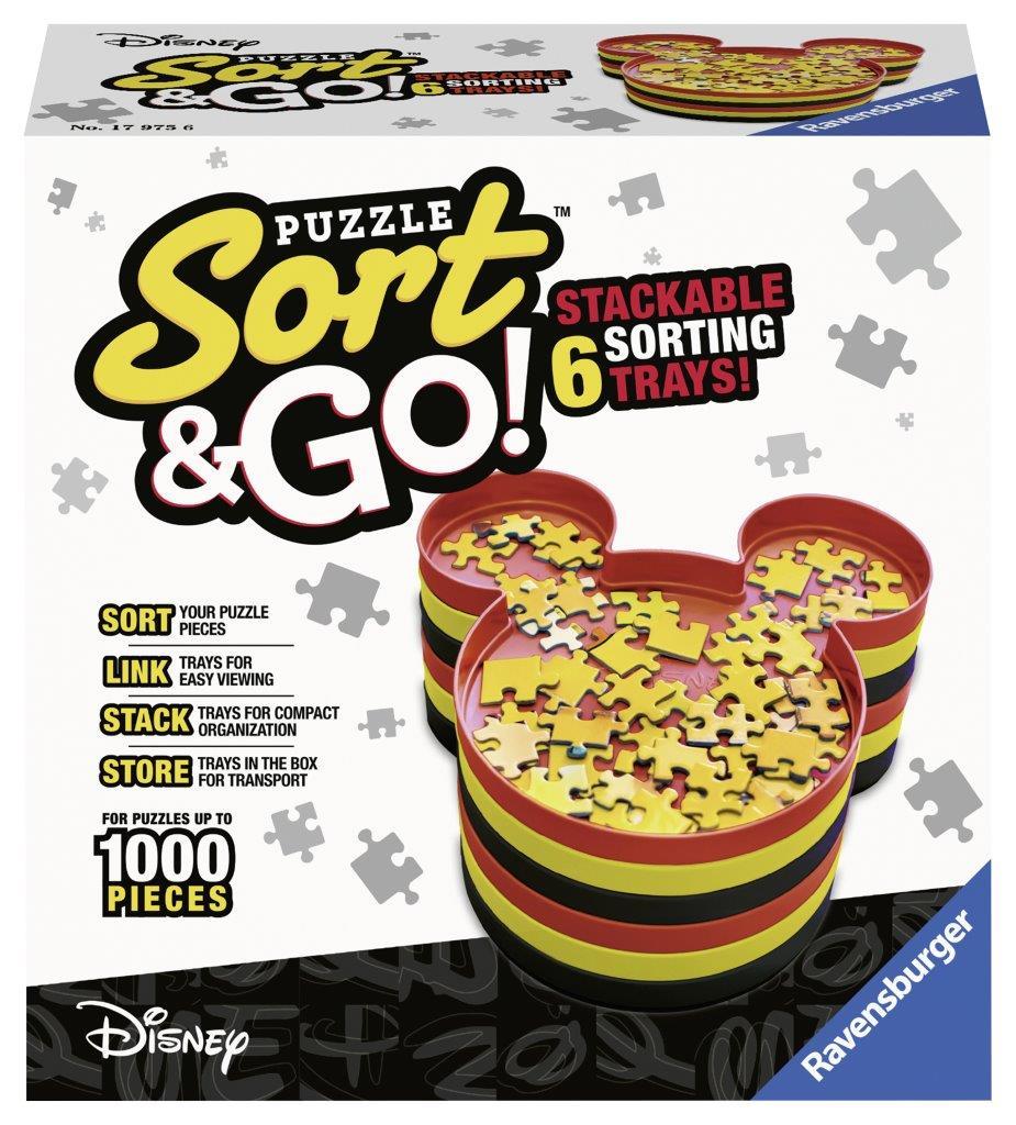 Ravensburger Disney Mickeys Sort &amp; Go! Puzzle Sorter