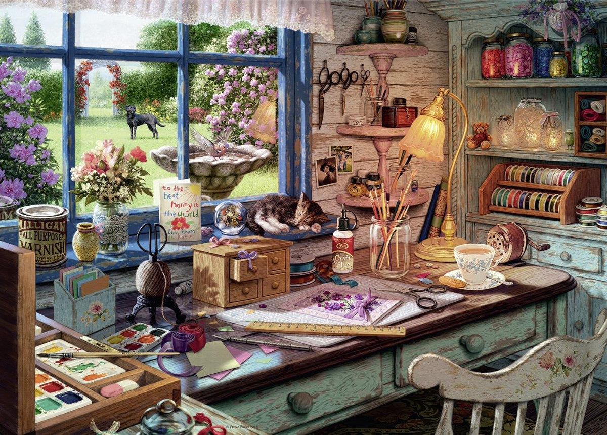 My Haven #1 - The Craft Shed 1000pc (Ravensburger Puzzle)