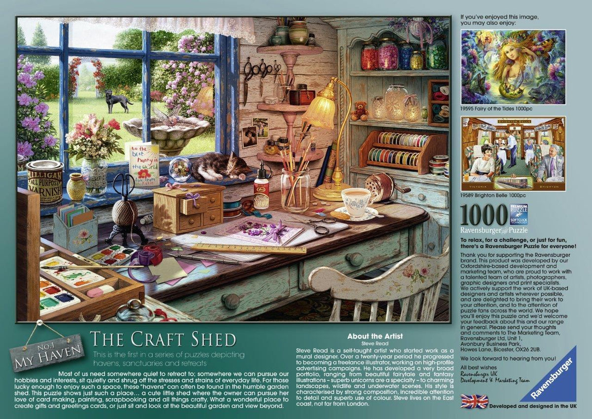 My Haven #1 - The Craft Shed 1000pc (Ravensburger Puzzle)