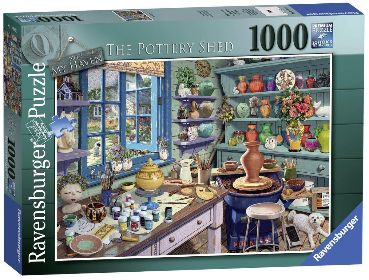 My Haven #3 - The Pottery Shed 1000pc (Ravensburger Puzzle)
