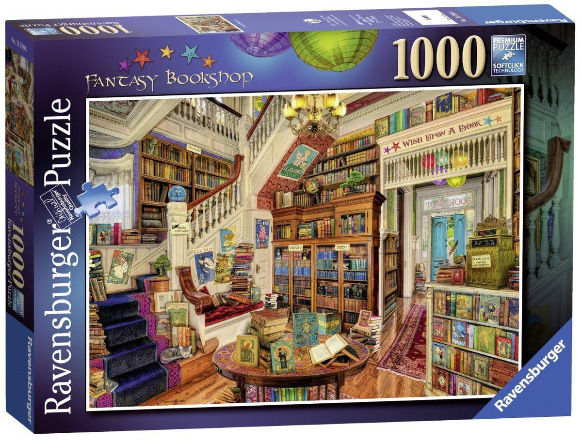 The Fantasy Bookshop 1000pc [Ravensburger Puzzle]