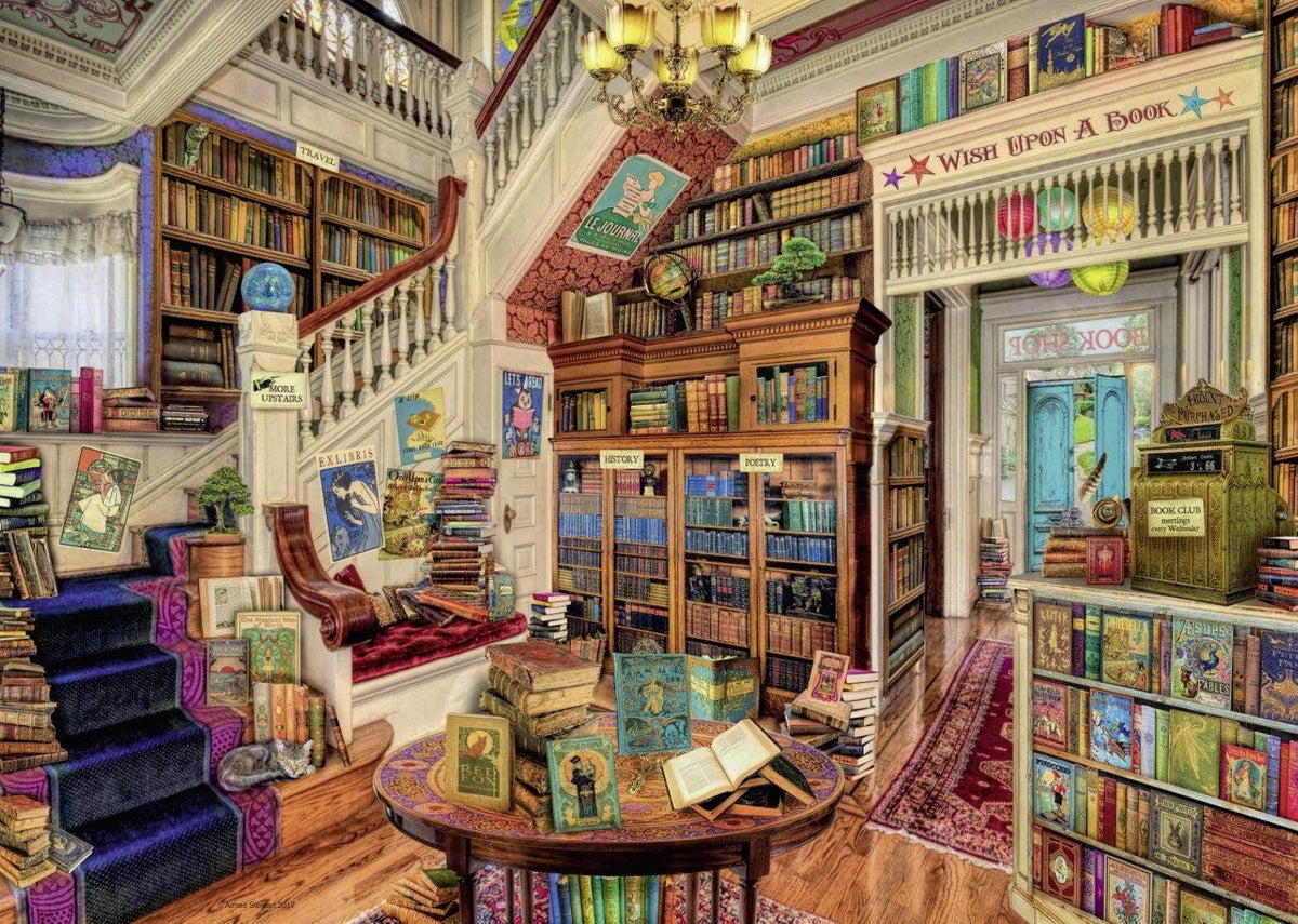 The Fantasy Bookshop 1000pc [Ravensburger Puzzle]