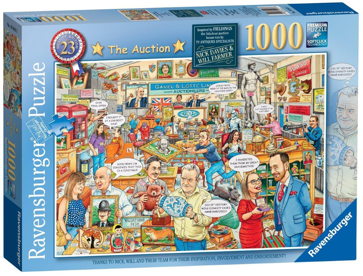 The Auction (No 23) 1000pc (Ravensburger Puzzle)