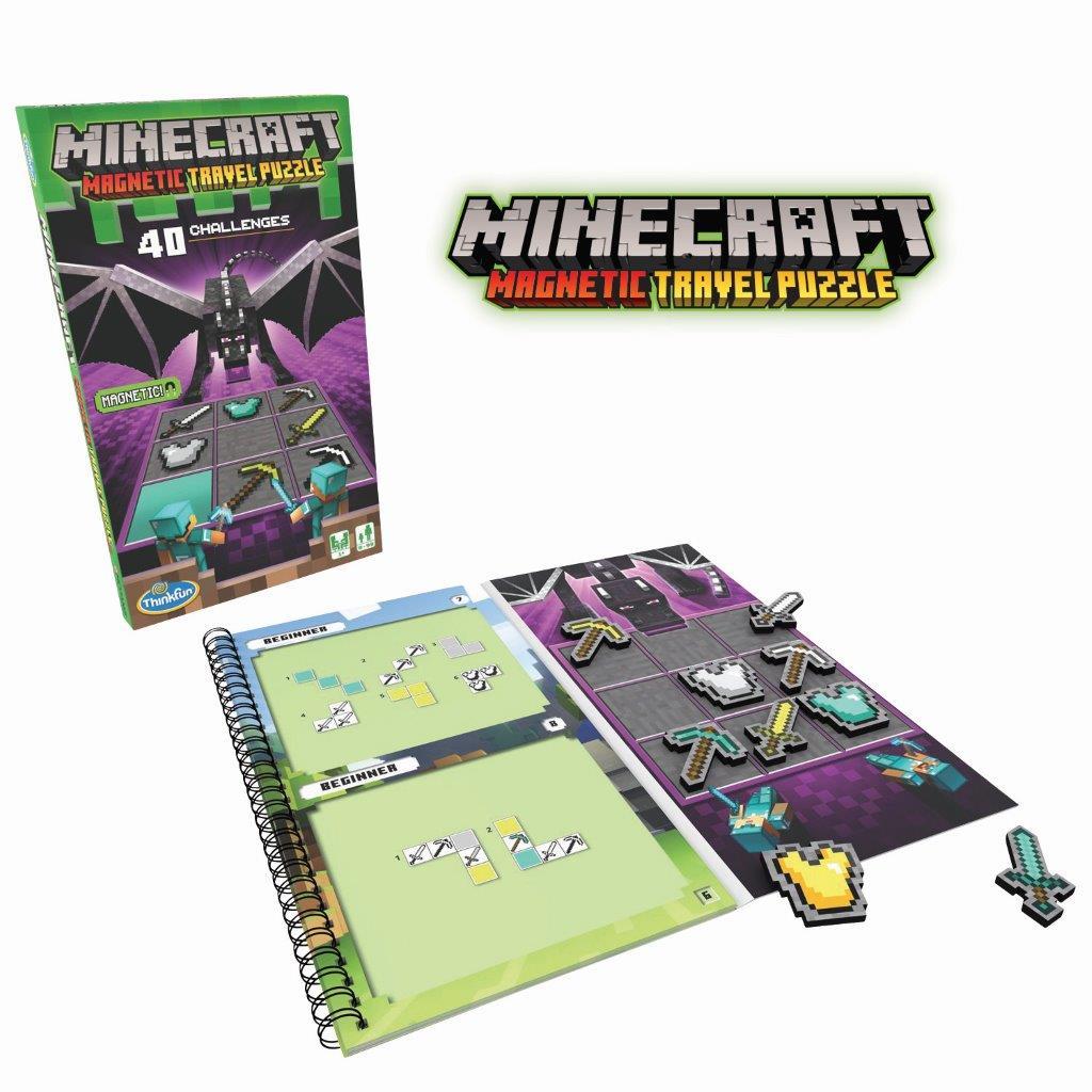 Minecraft Magnetic Travel Puzzle Game (ThinkFun)
