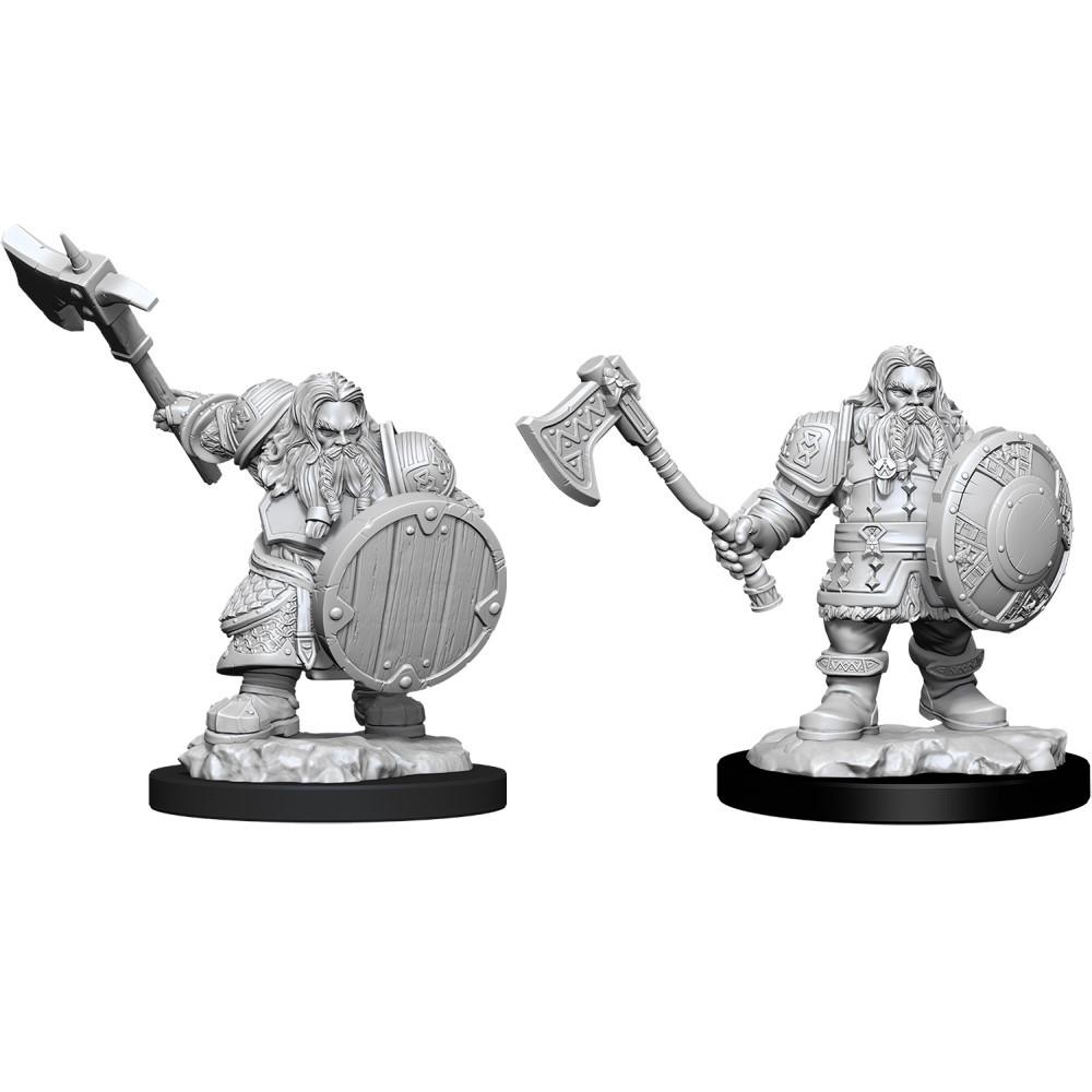 Dwarf Fighter - Male (D&amp;D Nolzurs Marvelous Unpainted Miniatures)
